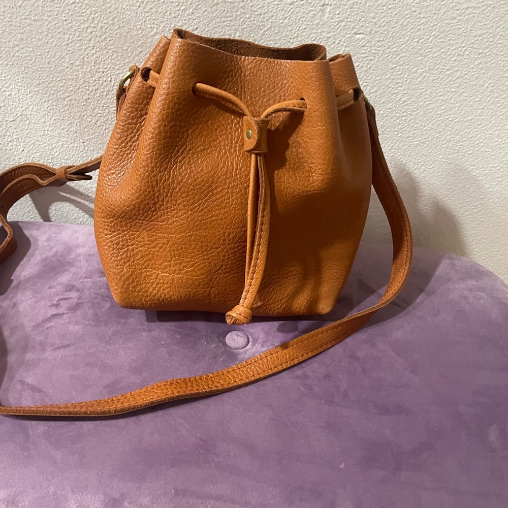 Portland Leather Small Bucket Bag